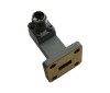 Waveguide to Coaxial Adapters | WR28 Right Angle Waveguide to Coaxial RF Adapter 