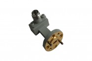 WR15   50.0-65.0GHz Right Angle Waveguide to Coaxial Adapter