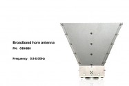  Broadband Horn Antenna Operating from 800MHz to 8GHz