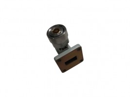 WR62   12.4-18.0GHz Right Angle Waveguide to Coaxial Adapter 