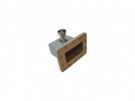 WR340   2.2-3.3GHz Right Angle Waveguide to Coaxial Adapter