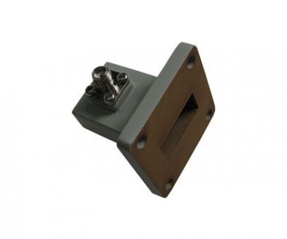 WR90   8.2-12.4GHz Right Angle Waveguide to Coaxial Adapter 