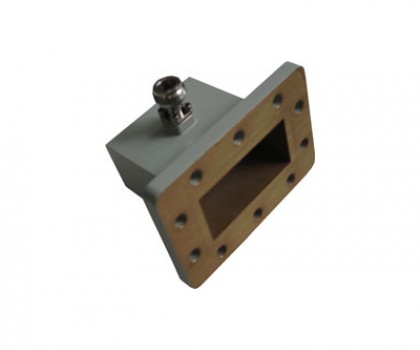 WR229   3.3-4.9GHz Right Angle Waveguide to Coaxial Adapter 