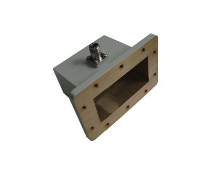 WR430   1.7-2.6GHz Right Angle Waveguide to Coaxial Adapter