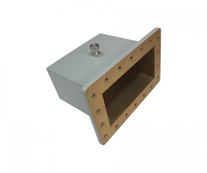 WR975   0.75-1.12GHz Right Angle Waveguide to Coaxial Adapter