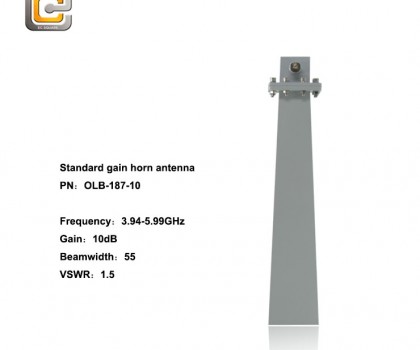 standard gain horn antenna,horn antenna,5.85 - 8.20 horn antenna,EMI horn antenna, anifonic horn antenna,WR-187|
