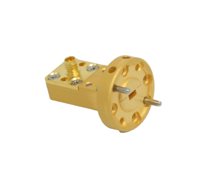75-110GHz Waveguide Connector Adapter, Right Angle OWC-10R-100-F
